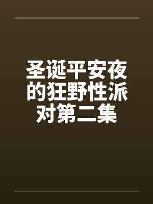 圣诞平安夜的狂野性派对第二集by佚名