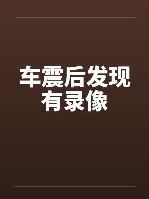 车震后发现有录像