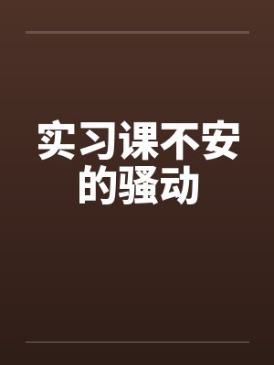 实习课不安的骚动