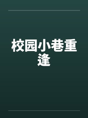 校园小巷重逢