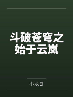 斗破苍穹之始于云岚by小龙哥
