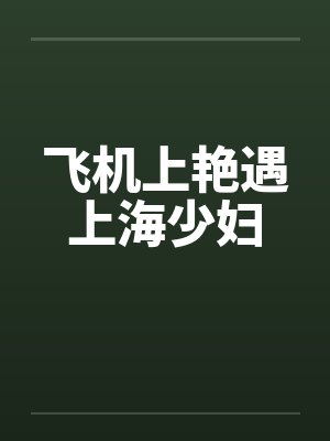 飞机上艳遇上海少妇